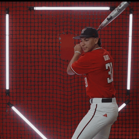 Damian Bravo GIF by Texas Tech Baseball