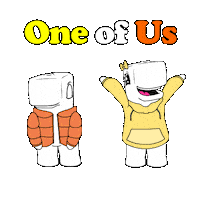 Happy One Of Us Sticker by Ordinary Friends