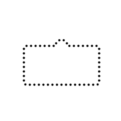 Frame Dots Sticker by HELPNOFEED