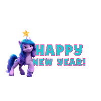 Happy New Year Sticker by My Little Pony