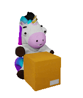 Unicorn Unboxing Sticker
