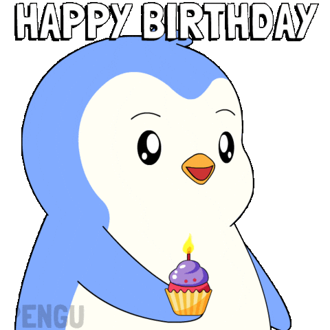 Happy Birthday To You Sticker by Pudgy Penguins