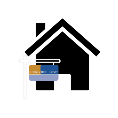 kerdykrealestate giphygifmaker real estate house sold Sticker
