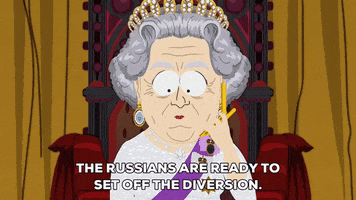 queen elizabeth ii woman GIF by South Park 