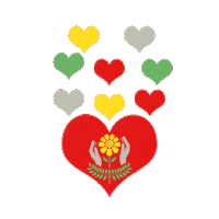 Heart Love Sticker by APAE DE ILHABELA