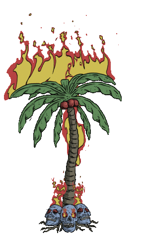 summer fire Sticker by Harry Jow