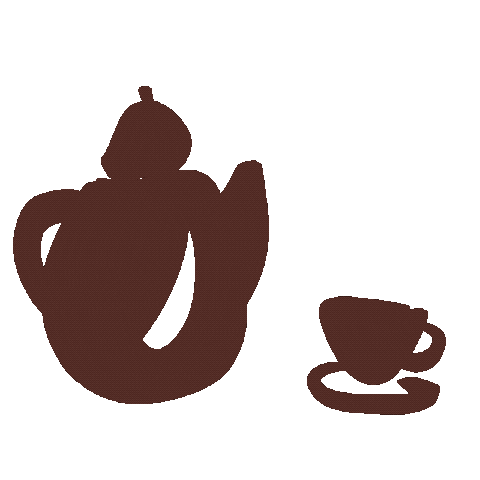 shelefthanded coffee tea spill spillthetea Sticker