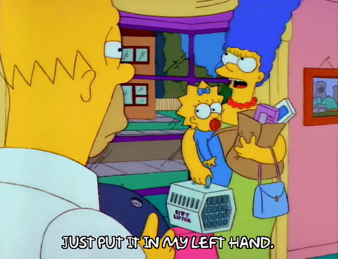 Surprised Season 3 GIF by The Simpsons