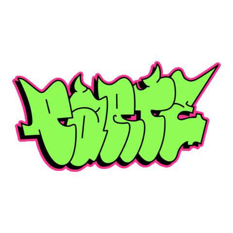 Partebnu giphyupload tag bomb throwup Sticker