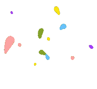 Happy Modern Art Sticker by Julia Gluyas