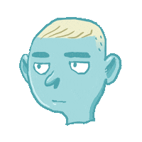 Awkward Cringe Sticker