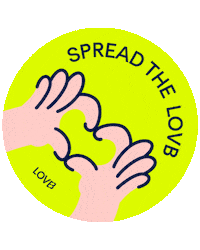 lovbclubs lovbclubs spreadthelovb spreadthelovbcircle Sticker