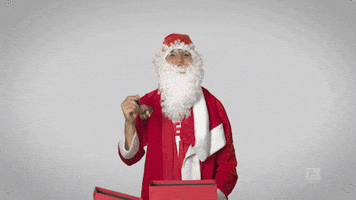 santa claus football GIF by Bundesliga