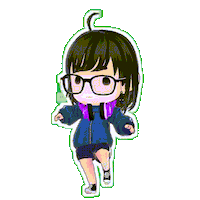 Happy Balance Beam Sticker