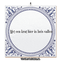 Humor Bier Sticker by Tegelspreuken.nl