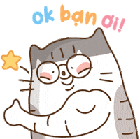 Lookiivn love cat cartoon hello Sticker