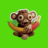 Hungry Monkey GIF