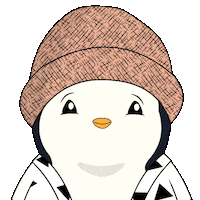 Winter Hat Sticker by Pudgy Penguins
