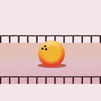 bowling ball gif artist GIF