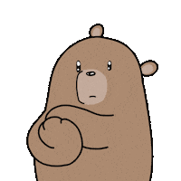 billthebear clap bear applause good job Sticker