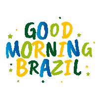 Good Morning Brazil Sticker by Embratur Brasil