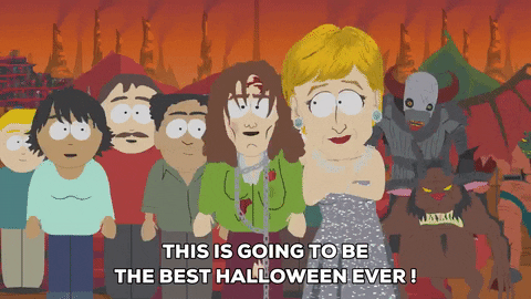 princess di halloween GIF by South Park 