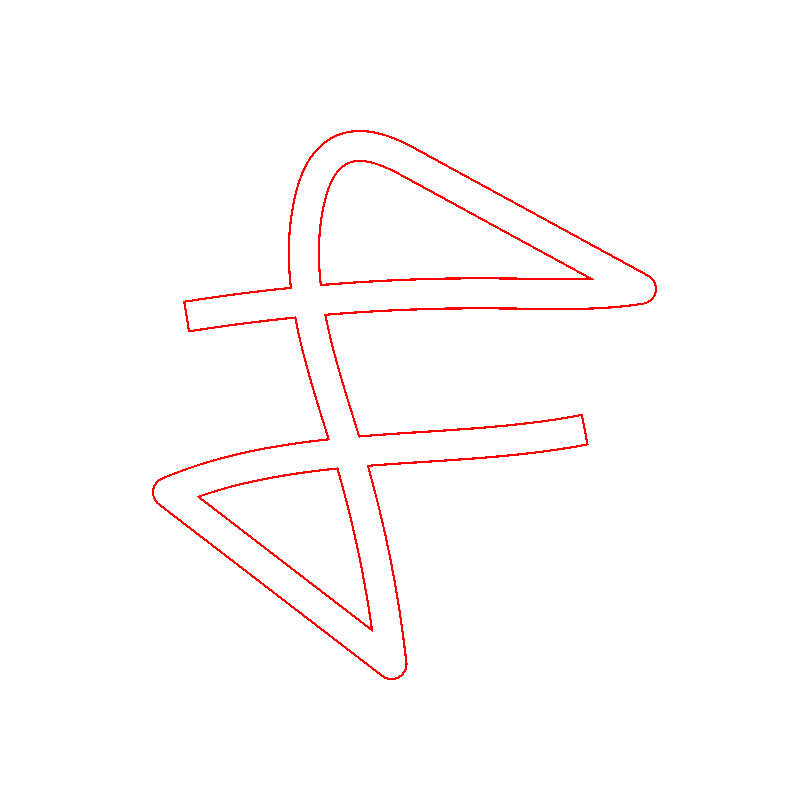 Line Ribbon Sticker by Flatlight