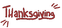 Thanks Giving Sticker