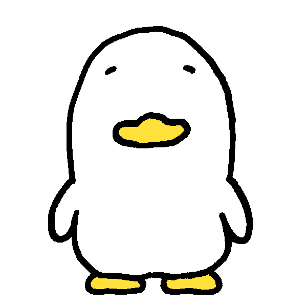 oridoogi giphyupload rabbit duck greeting Sticker