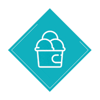 Zuccherinogr summer icecream spoon gelato Sticker