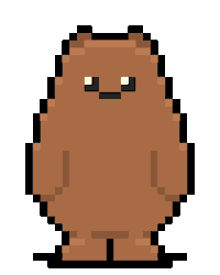 cartoon network bear Sticker