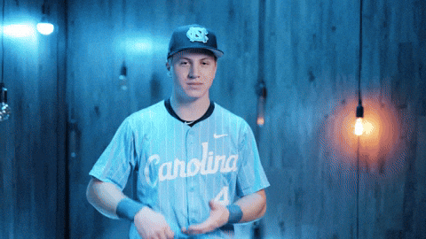 University Of North Carolina Baseball GIF by UNC Tar Heels