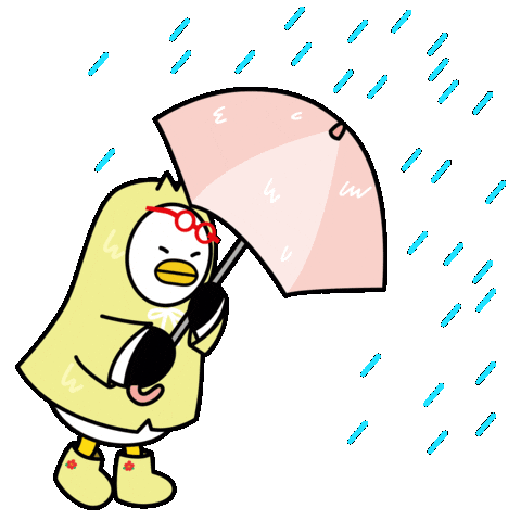 Rain Weather Sticker by boogi_in_busan