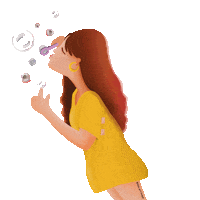 Little Things Girl Sticker