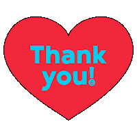 Nom Nom Thank You Sticker by Foodstirs Junk-Free Bakery