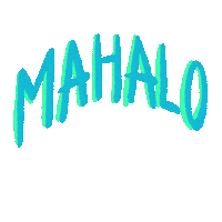 tiarakoba thank you thanks hawaii aloha Sticker