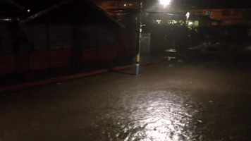 Tropical Storm Matthew Brings Flooding to Castries in St Lucia