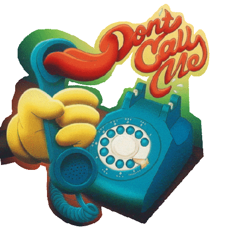 Trap Dont Call Me Sticker by Alejo