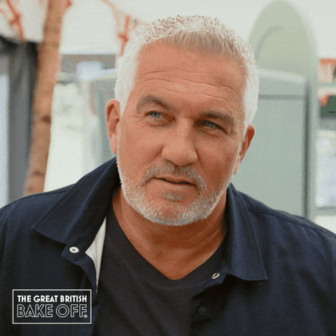 Paul Convincing GIF by The Great British Bake Off