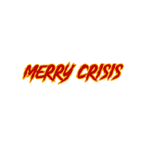 Merry Christmas Fear Sticker by MULTI AWESOME STUDIO