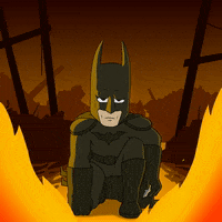 Fire Batman GIF