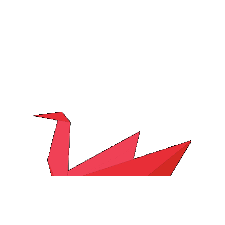 AlishaJamir giphygifmaker duck origami Sticker