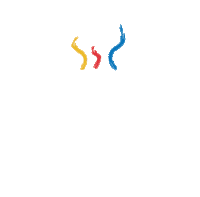 PZLAgency coffee blue red white Sticker