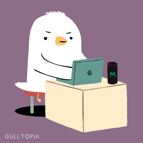 Gulltopia giphyupload animation cartoon office GIF