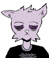 Sad Cat Sticker by Matt