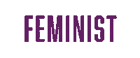 typography feminism Sticker by The Tempest