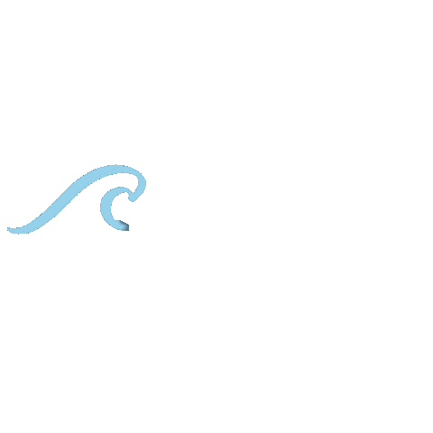 Blue Wave Sticker