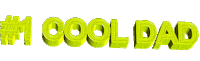 1 Cool Dad Sticker by AnimatedText