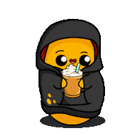 Happy Coffee Time Sticker