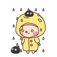 mangoking yellow kid mango mangoking Sticker
